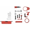 Picture of WMD Guns Accent Kit - Red Finish - Includes Ejection Port Cover Door - Forward Assist - Safety Selector - Castle Nut - Receiver End Plate - Bolt Catch - Mag Lever - Mag Button - Pivot Pin - Takedown Pin - Trigger Guard - Buffer Retainer - and All Necessary Pins and Springs ACCKIT-RED