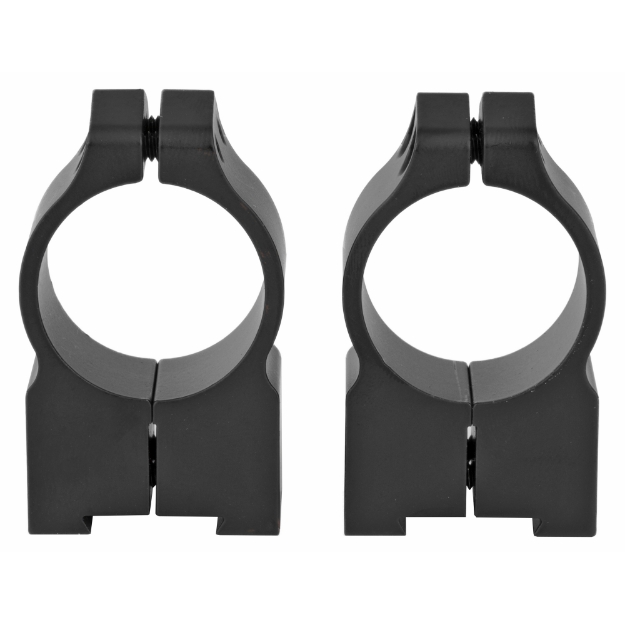 Picture of Warne Permanent Attached Fixed Ring Set - Fits CZ 527 16mm Grooved Receiver - 1" High - Matte Finish 2B1M