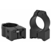 Picture of Warne Permanent Attached Fixed Ring Set - Fits Ruger M77 - 1" Medium - Matte Finish 1R7M