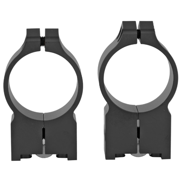 Picture of Warne Permanent Attached Fixed Ring Set - Fits Ruger M77 - 30mm High - Matte Finish 15R7M