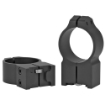 Picture of Warne Permanent Attached Fixed Ring Set - Fits Ruger M77 - 30mm High - Matte Finish 15R7M