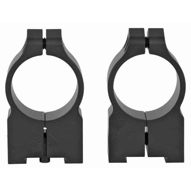 Picture of Warne Permanent Attached Fixed Ring Set - Fits Tikka Grooved Receiver - 1" High - Matte Finish 2TM