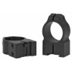 Picture of Warne Permanent Attached Fixed Ring Set - Fits Tikka Grooved Receiver - 1" High - Matte Finish 2TM