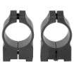 Picture of Warne Permanent Attached Fixed Ring Set - Fits Tikka Grooved Receiver - 1" Medium - Matte Finish 1TM