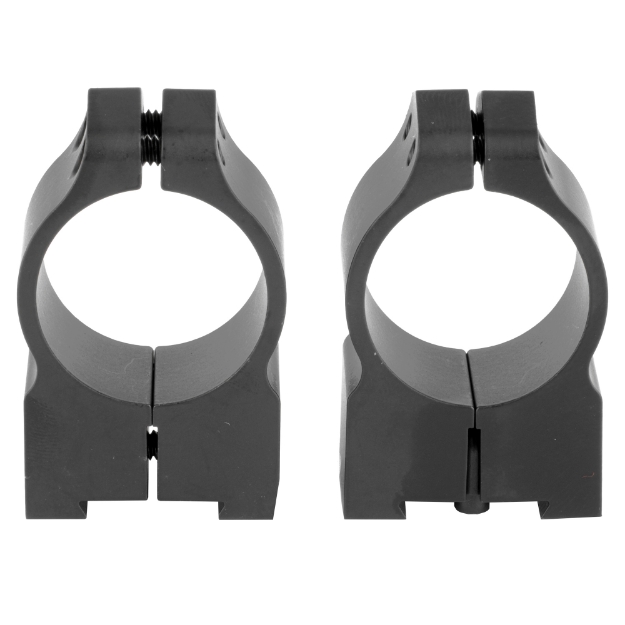 Picture of Warne Permanent Attached Fixed Ring Set - Fits Tikka Grooved Receiver - 1" Medium - Matte Finish 1TM