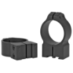 Picture of Warne Permanent Attached Fixed Ring Set - Fits Tikka Grooved Receiver - 30mm High - Matte Finish 15TM