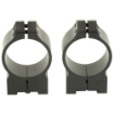 Picture of Warne Permanent Attached Fixed Ring Set - Fits Tikka Grooved Receiver - 30mm Medium - Matte Finish 14TM