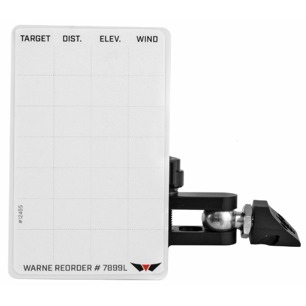 Picture of Warne Precision Mount Data Card Holder - Black Finish - Fits Skyline Precision Mount 7854M