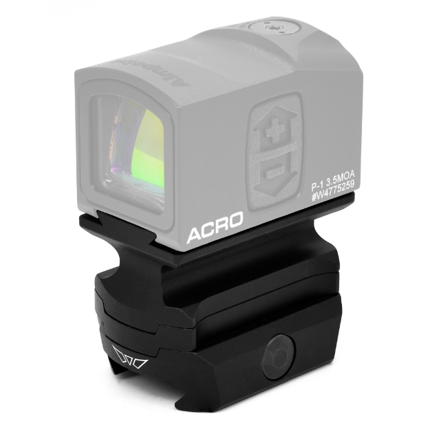 Picture of Warne Red Dot Riser - Fits Aimpoint ACRO - Aluminum Construction - Anodized Finish - Black 6107M