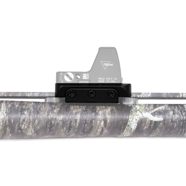 Picture of Warne Red Dot Riser - Fits Shotgun Rib - Aluminum Construction - Anodized Finish - Black 6108M