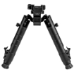 Picture of Warne Skyline Precision Bipod - Black Finish - Fits Picatinny or Weaver Rail - 5 Position Leg Rotation - 6.9"-9.1" 7901M