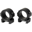 Picture of Warne Vapor Horizontal - 1" - Low Rings - Matte Finish - Black - Fits Picatinny V600M