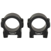 Picture of Warne Vapor Horizontal - 30mm - Low Rings - Matte Finish - Black - Fits Picatinny V613M