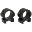 Picture of Warne Vapor Horizontal - 30mm - Low Rings - Matte Finish - Black - Fits Picatinny V613M