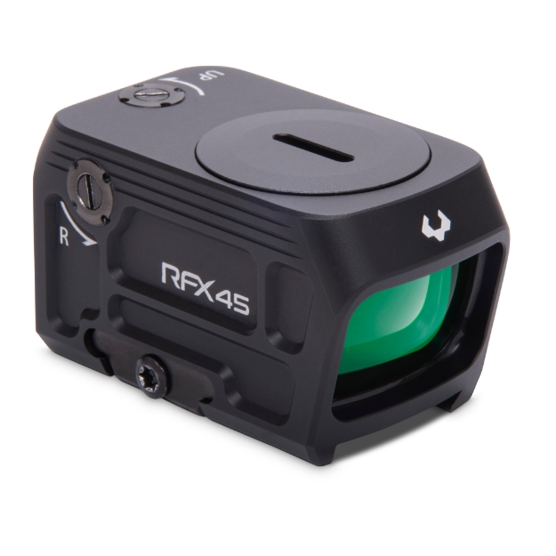 Picture of Viridian Weapon Technologies RFX45 - Closed Emitter Optic - 3 MOA Green Dot - 1x24mm Obective - Compatible with Acro Footprint - Black - Includes MOS Adapter Plate 981-0051