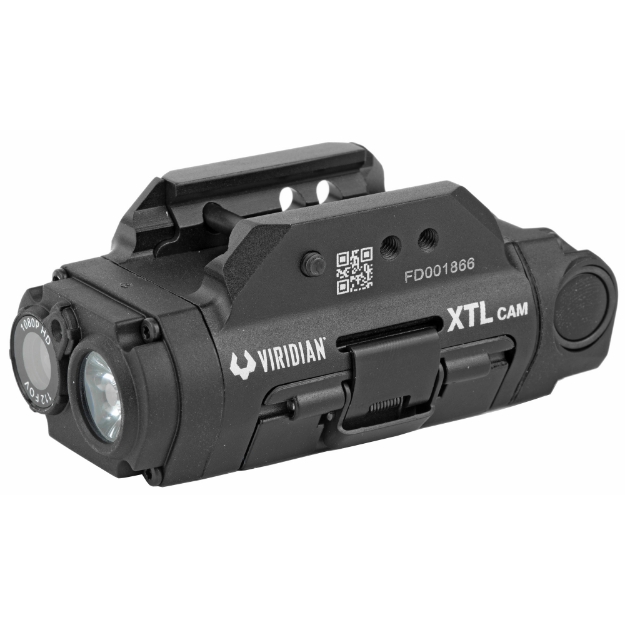 Picture of Viridian Weapon Technologies XTL Gen 3 Universal Mount Tactical Light (500 Lumens) and HD Camera - Features a 1080p Full-HD Digital Camera and Microphone - INSTANT-ON - Removable Rechargeable Battery - Micro USB Port for Charging and File Transfer - Waterproof - Black Finish 990-0016