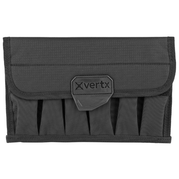 Picture of Vertx Magazine Pouch - Holds Up To 12 Single or 6 Double Stack Magazines - 11"x5.5"x1.5" - Black Cordura F1 VTX5170 BK NA