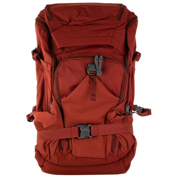 Picture of Vertx Overlander Gen 3 - Backpack - Brick Red - Outside Dimensions: 26.5"H x 13"W x 9.5"D - CCW Compartment dimensions: 19.5"H x 12.5"W x 2"D - 45 Liters - Nylon 5023-BRD