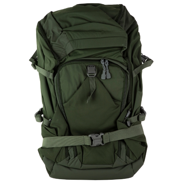 Picture of Vertx Overlander Gen 3 - Backpack - Rudder Green - Outside Dimensions: 26.5"H x 13"W x 9.5"D - CCW Compartment dimensions: 19.5"H x 12.5"W x 2"D - 45 Liters - Nylon 5023-RDGN