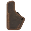 Picture of Versacarry Compound Custom Holster - Inside Waistband Holster - Right Hand - Fits Sig P365 - Distressed Leather and Polymer - Brown 1CC26-21P365