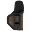 Picture of Versacarry Delta Carry - Inside Waistband Holster - Fits CZ 2075 RAMI - Diamondback DB9 - Glock 42/43/48 - S&W Shield/Shield Plus and Shield EZ - Springfield XDs - Taurus GX4 and Similar Size Pistols - Leather - Brown - Right Hand DC2113