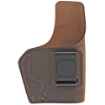 Picture of Versacarry Element - Inside Waistband Holster - Right Hand - Water Buffalo Leather - Distressed Brown Color - Fits Most Compact and Sub-Compact Single Stack Semi-Auto Pistols 32103