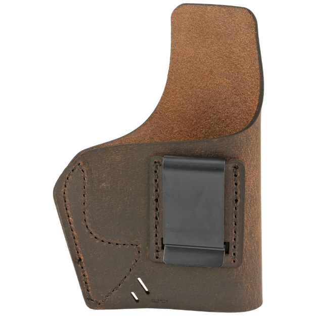 Picture of Versacarry Element - Inside Waistband Holster - Right Hand - Water Buffalo Leather - Distressed Brown Color - Fits Most Double Stacked Semi-Automatic Pistols 32101