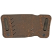 Picture of Versacarry Orion IWB/OWB Holster - Fits Most Double Stacked Semi-Automatic Pistols - Distressed Brown Color - Water Buffalo Leather - Right Hand 22101