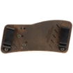 Picture of Versacarry Quick Slide S3 Belt Slide Holster - Adjustable to Fit 90% of Handguns - Ambidextrous - Distressed Brown Water Buffalo Leather - Includes Tuckable IWB Metal Clips 42311