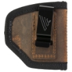 Picture of Versacarry Ranger - Inside Waistband Holster - Fits CZ 2075 RAMI - Diamondback DB9 - Glock 42/43/48 - S&W Shield/Shield Plus and Shield EZ - Springfield XDs - Taurus GX4 and Similar Size Pistols - Leather - Distressed Brown - Right Hand RA2113