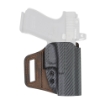 Picture of Versacarry V-Slide - Belt Slide Holster - Right Hand - Fits Glock 19 - Distressed Leather and Polymer - Brown VSL211G19