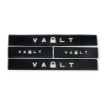 Picture of Vault Case Clip Strip Set - Elastic Velcro Strips - Black - 4 Pack - 2 Short (4") - 2 Long (7.75") VLTCLIPSTRIP