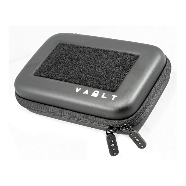 Picture of Vault Case Nano - Mini Case - 3 Removable Flex Panels - Velcro Top Lid Patch Panel - 7"x4.5"x2" - Smooth Matte Finish - Black VLTNANOBLACK