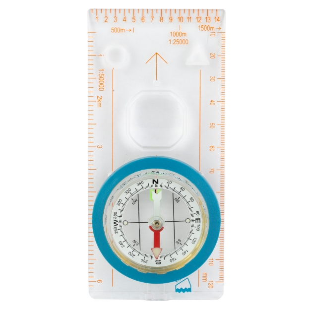 Picture of UST - Ultimate Survival Technologies Deluxe Map Compass - Lanyard - Clear 1156807