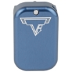 Picture of Taran Tactical Innovation Base Pad - For Glock 17/22 - +3/+4 - Small - Titanium Blue Finish GBP940-004