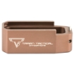 Picture of Taran Tactical Innovation PMAG Base Pad for AR15 - +5 - Coyote Bronze Finish PMBP-06