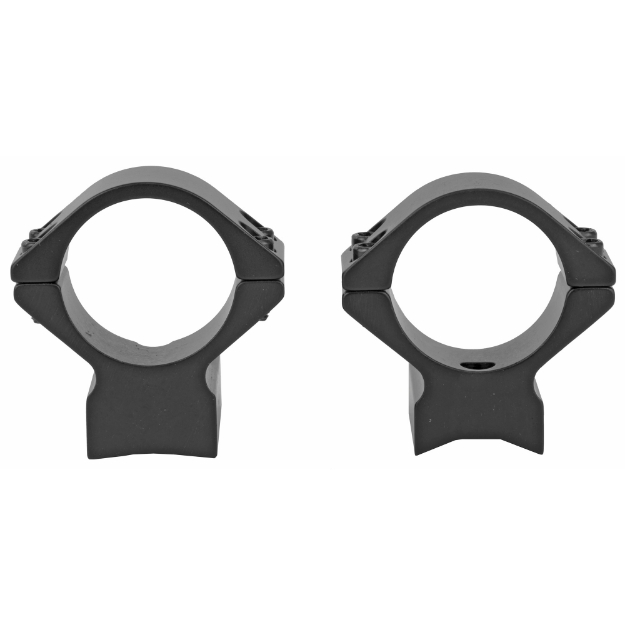 Picture of Talley Manufacturing Light Weight Ring/Base Combo - 1" Low - Black Finish - Alloy - Fits Savage Round Receiver w/ Accutrigger - A17 - A22 - Remington 783 - Ruger American Short Action - Stiller Predator - Stevens 200 - Thompson Center Venture - Compass 930725