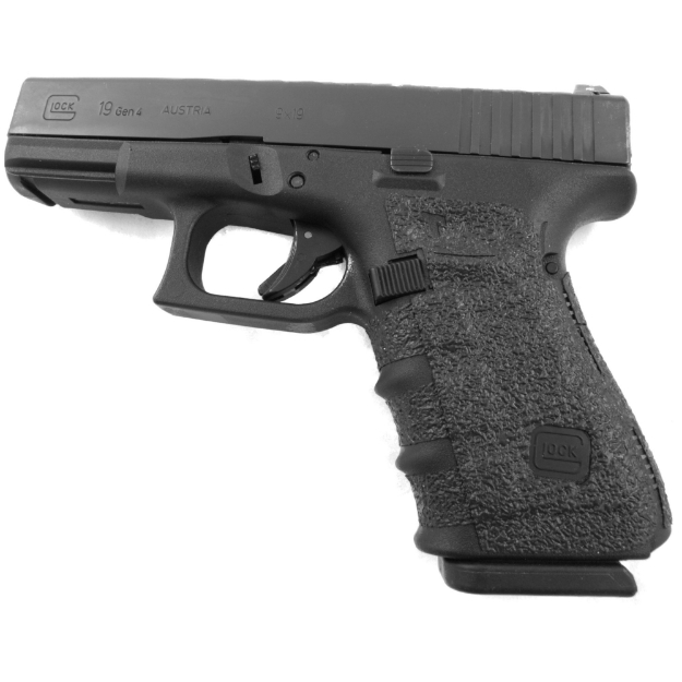 Picture of TALON Grips Inc Rubber - Grip - Adhesive Grip - Fits Glock Gen4 19 - 23 - 25 - 32 - 38 No Backstrap - Black 110R