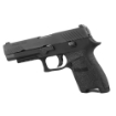 Picture of TALON Grips Inc Rubber - Grip - Adhesive Grip - Fits Sig Sauer P250/P320 Compact - Medium Module - Black 001R