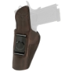 Picture of Tagua Clip On OWB - Multifit Holster - Fits Most Double Stack Subcompact Semi-automatic Pistols - Right Hand - Leather Construction - Brown TX-CO-OWB-642