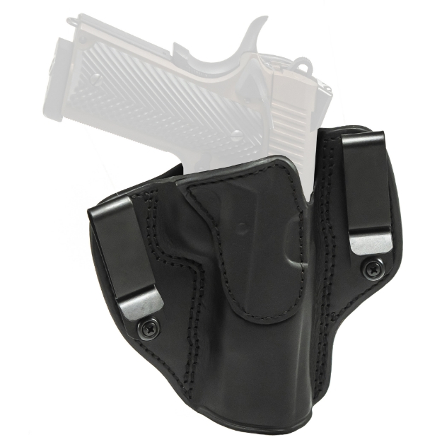 Picture of Tagua Tagua Crusader 2-In-1 - Inside The Waistband/Outside The Waist Band Holster - Right Hand - Leather - Black - Fits Sig Sauer P320/Glock 19 TX-DCH-520