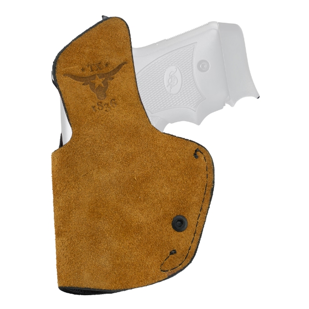 Picture of Tagua The Loyal - IWB - Multifit Holster - Fits GLOCK 19/Sig Sauer P320C X Compact with Optic - Right Hand - Super Soft Suede Construction - Light Brown TX-LOYAL-520-LB