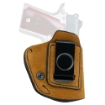 Picture of Tagua The Loyal - IWB - Multifit Holster - Fits GLOCK 19/Sig Sauer P320C X Compact with Optic - Right Hand - Super Soft Suede Construction - Light Brown TX-LOYAL-520-LB