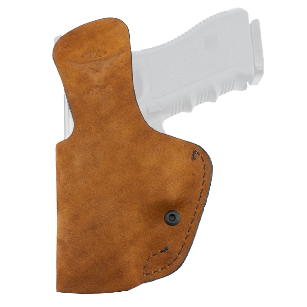 Picture of Tagua The Loyal - IWB - Multifit Holster - Fits GLOCK 43X/48 with Optic - Right Hand - Super Soft Suede Construction - Light Brown TX-LOYAL-355-LB