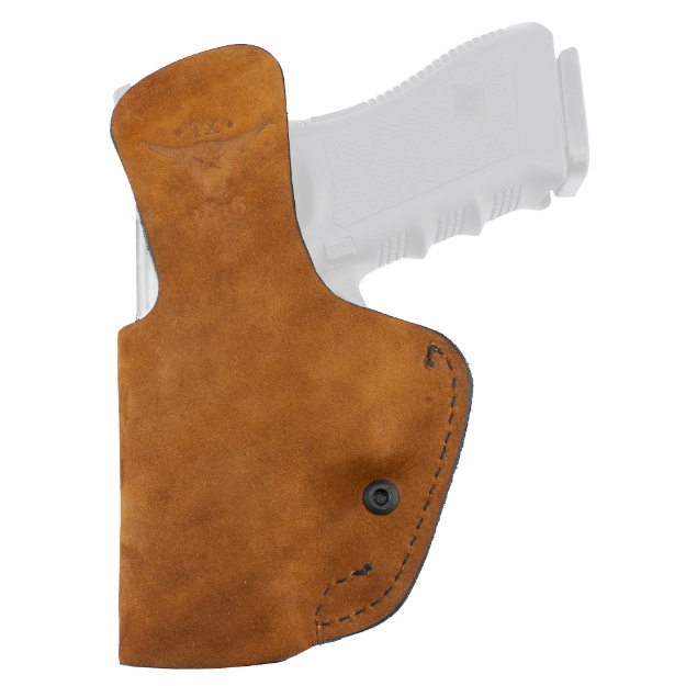 Picture of Tagua The Loyal - IWB - Multifit Holster - Fits Most Single Stacked Semi-Automatic Pistols with Optic - Right Hand - Super Soft Suede Construction - Light Brown TX-LOYAL-1010-LB