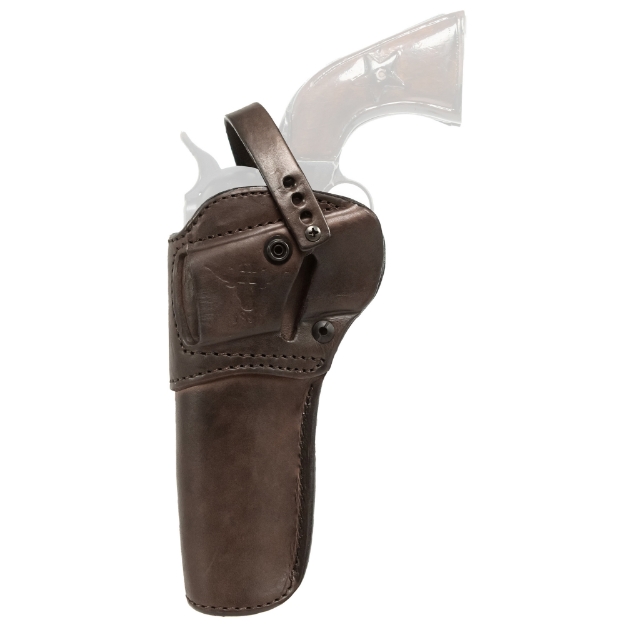 Picture of Tagua TX-Revolver - Thumbreak Revolver Holster - Leather - Brown - Fits Single Action Revolvers 5.5" - Ambidextrous TX-REV-OWB-TB-3002