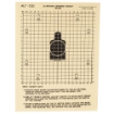 Picture of Action Target 25 Meter M16A2 Zeroing Target - Heavy Tagboard Paper - 100 Per Box ALTC(2)-100