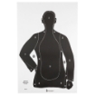 Picture of Action Target B-21E - Black Cardstock Target - 23"x35" - 100 Per Box B-21EBLACK-100