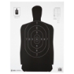 Picture of Action Target B-34 Qualification Target - 25 Yard Reduction Of B-27 Police Silhouette - Black - 17.5"x23" - 100 Per Box B-34-100