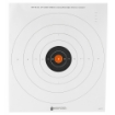 Picture of Action Target B-8 - 25-Yard Timed And Rapid Fire Target - Black With Orange Center X-Ring - 21"x24" - 100 Per Box B-8(P)OC-100